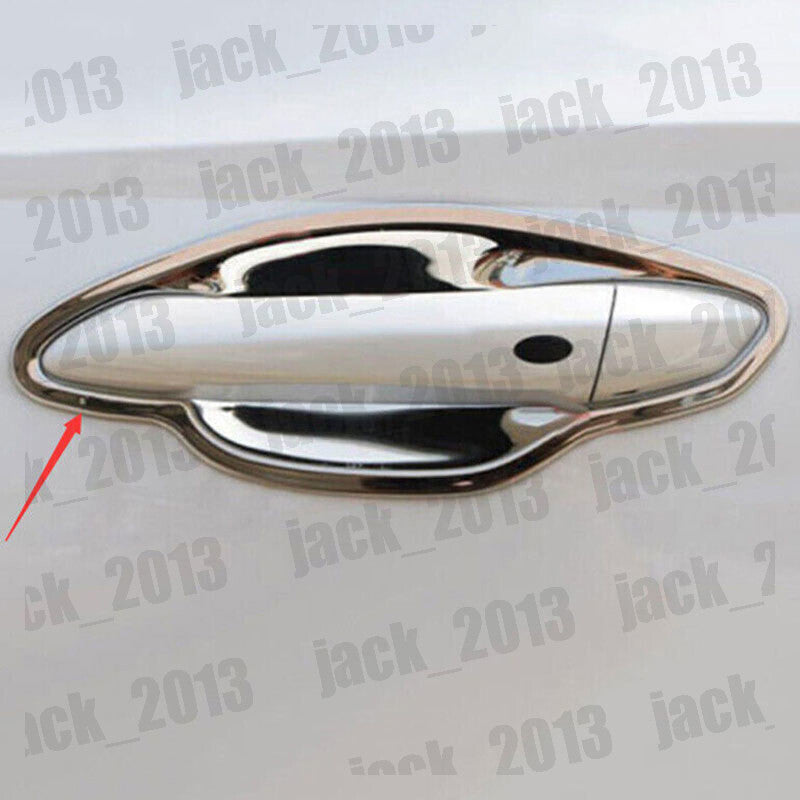 for Hyundai for Tucson 2022-2024 Steel Exterior Side Door Handle Bowl Cover Trim 8X
