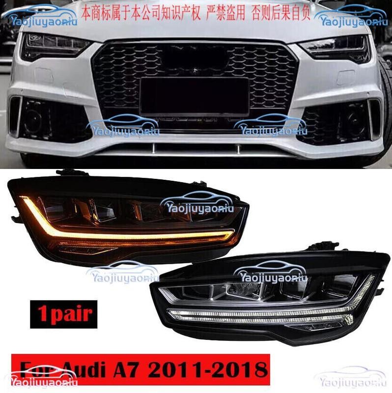 Upgrade Full LED Headlight Assembly for Audi A7 2011-2018 Projector Head Lamps