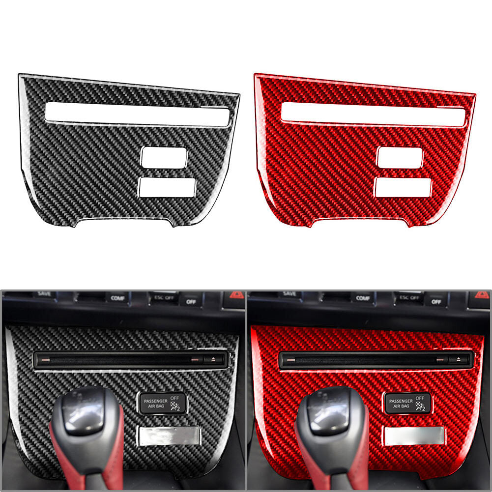 Central Console CD Panel Cover Trim for Nissan GTR R35 2008-2016