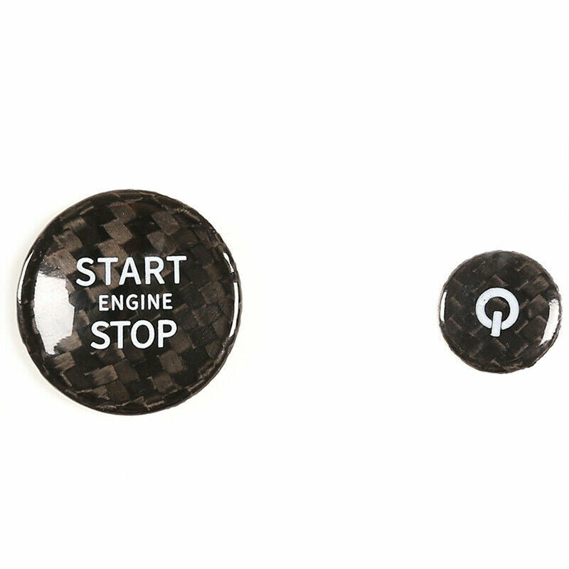Real Carbon Fiber Engine Start Stop Cover Fit for Land Rover for Defender 2021-2022