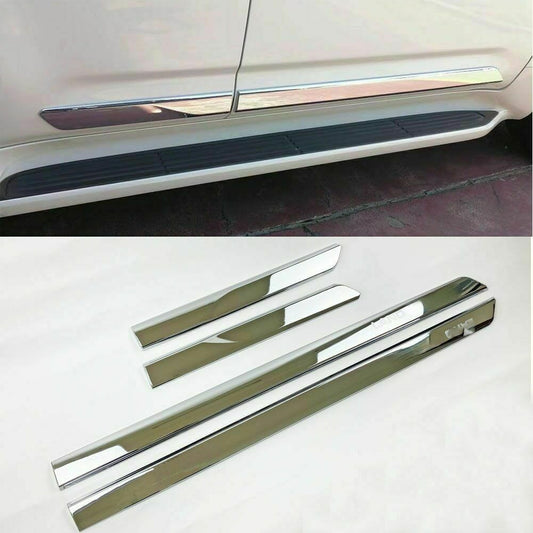for Toyota for Land Cruiser LC300 2021 2022 Body Door Side Cover Strip Chrome ABS 4x