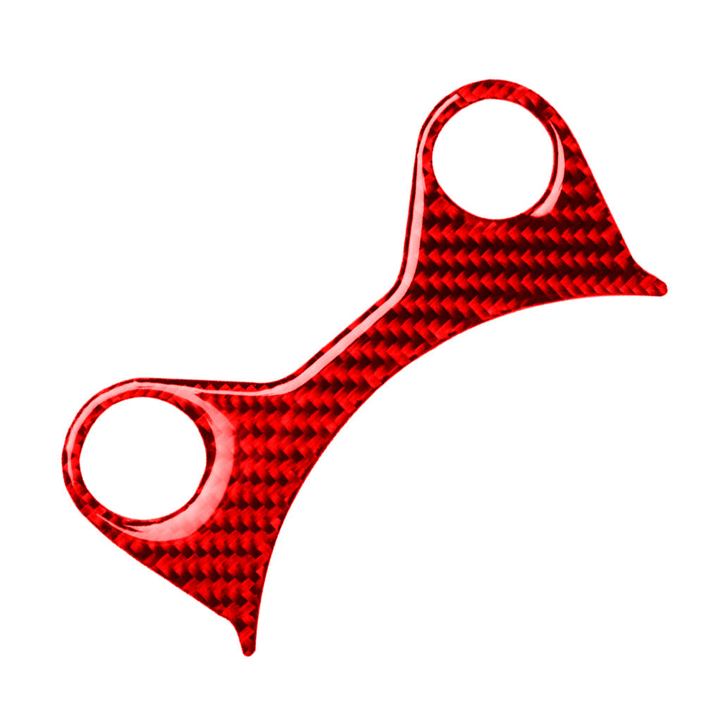 Red Carbon Fiber Upper Gear Shift Panel Cover Trim For 2009-2020 for Nissan 370Z