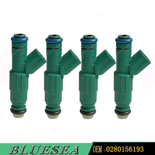 4pcs fuel injector 0280156193 for Mazda 3 2.3L I4 2004-2005