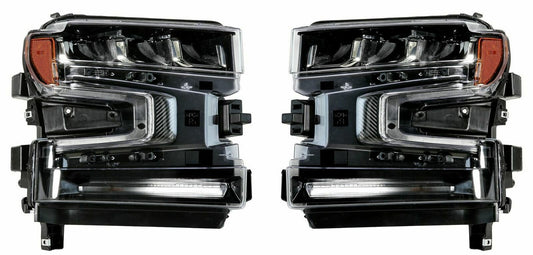 For 2019 2020 for Chevrolet Silverado 1500 LED Headlight Set 84621850 LH RH Pair