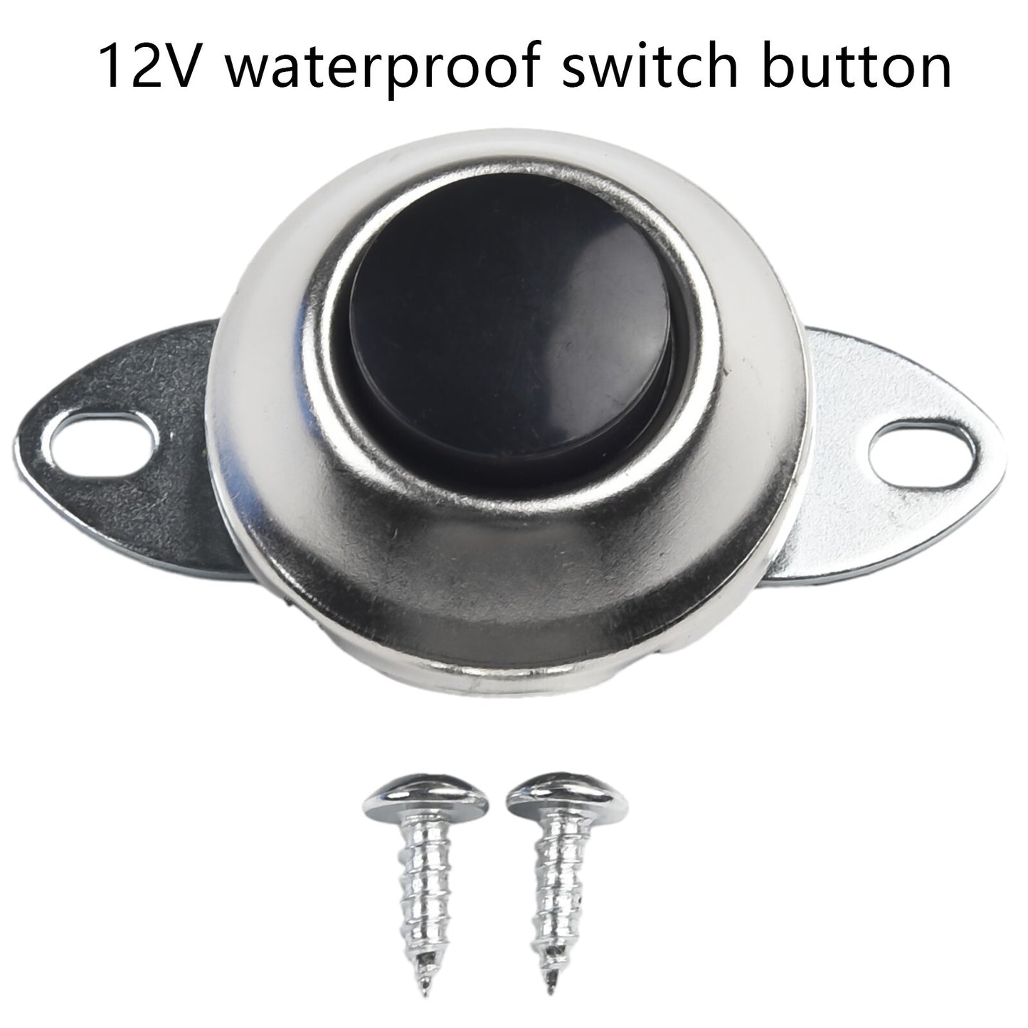 Switch button boat engine push switch rail waterproof 12V 50 MOhm Max
