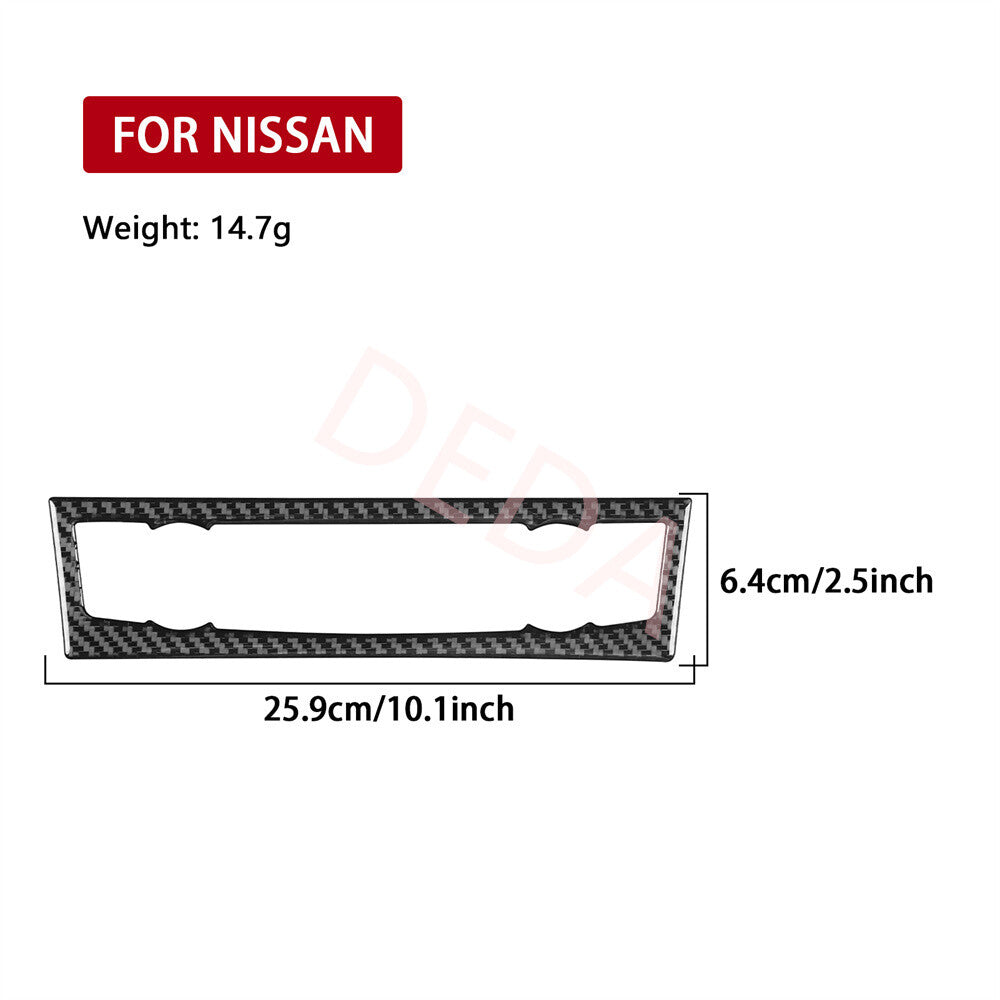 Carbon Fiber Air Conditioning Adjust Switch Trim for Nissan Altima Teana 2013-18