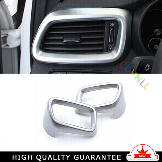LR AC Air Outlet Vent Cover Trim 2PCS for Kia Sorento DX 16-2020 Matte Silver