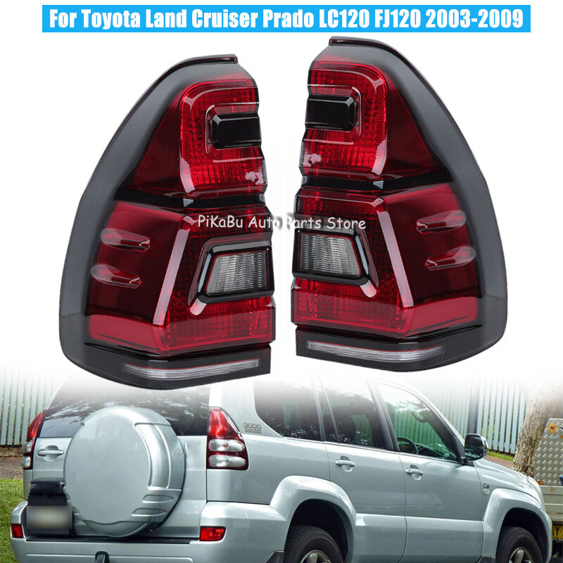 1 Pair Tail Light Brake Lamp for Toyota for Land Cruiser Prado LC120 FJ120 2003-2009