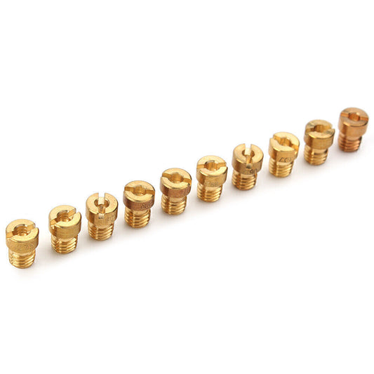 75-98 Carb Carburettor Main Jets Nozzle Set 5MM Gold For Dellorto Carburetor