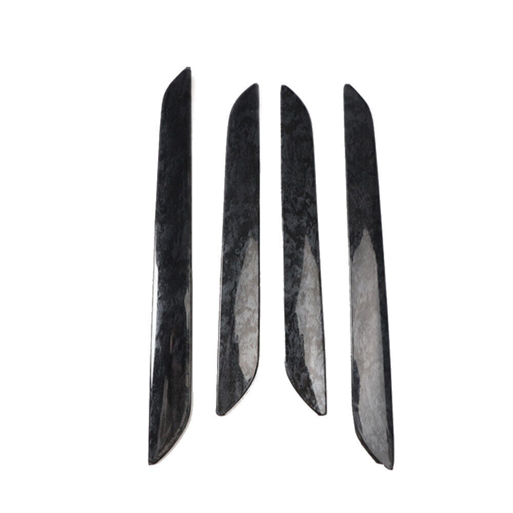 Car Inner Door Panel Cover Decoration Trim 4PCS Fit for Audi Q3 13-18 Black Wood