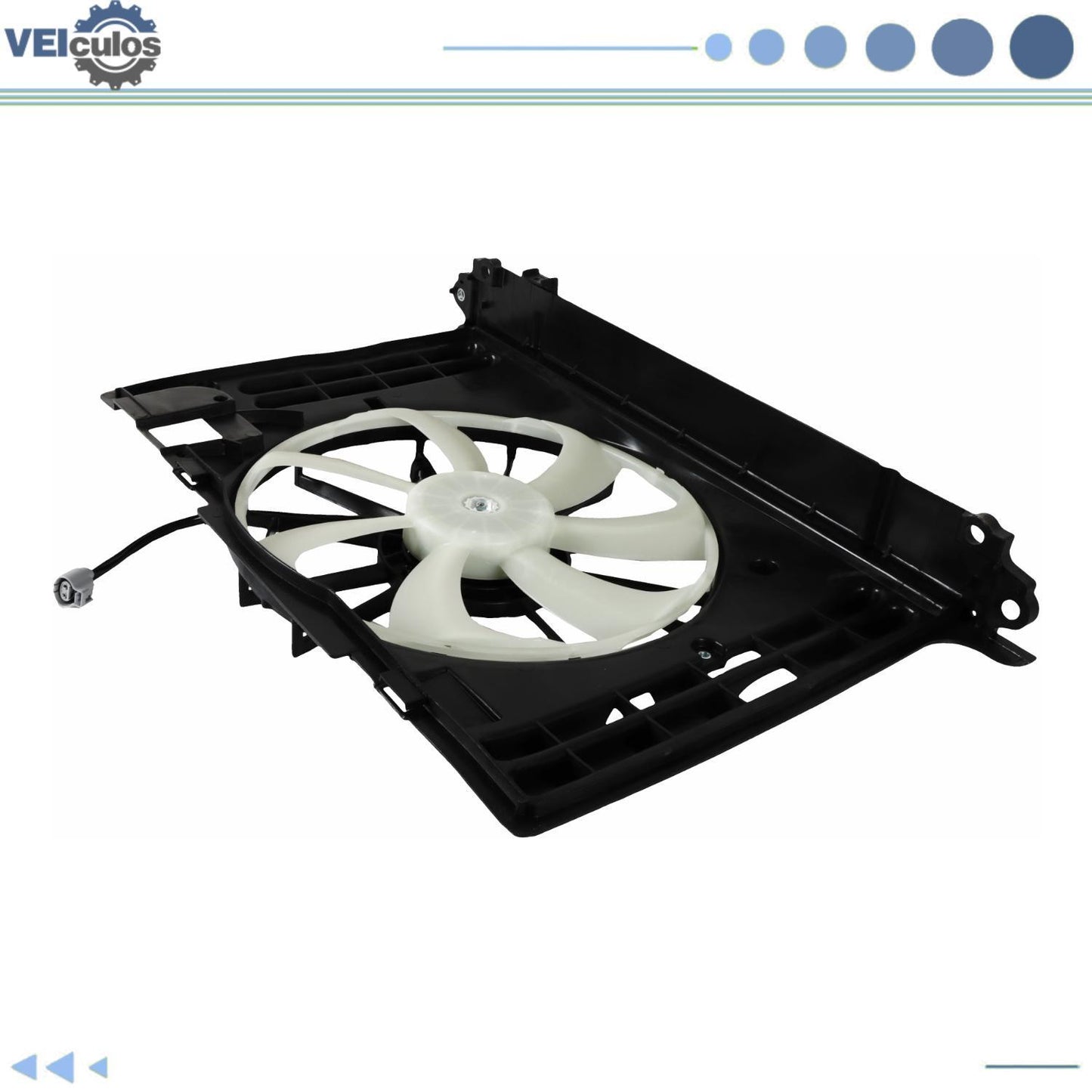 Radiator Condenser Cooling Fan Assembly 88975763 For 2009-2014 Matrix Base