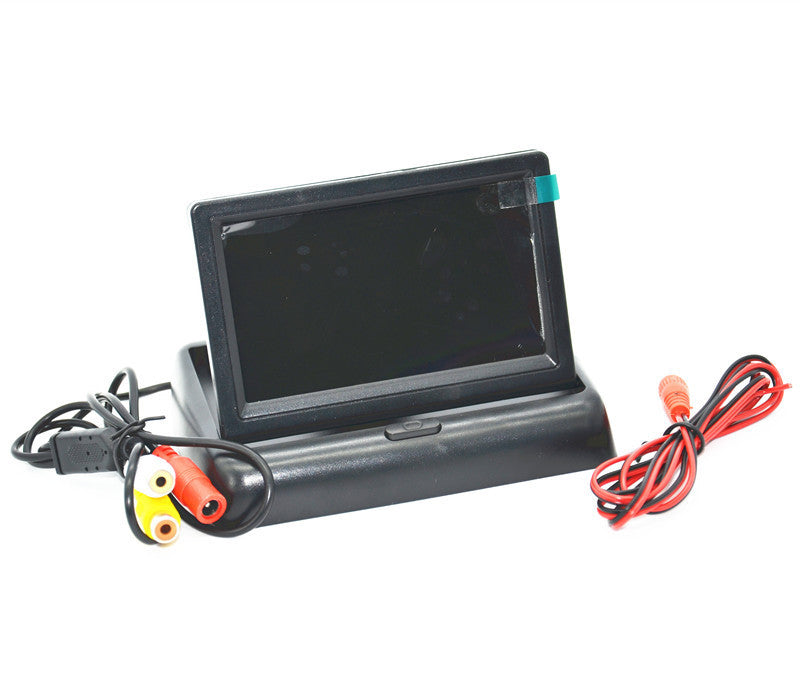 Car Rear View Night USE Astern Image LED Camera 4.3 Foldable Display Monitor