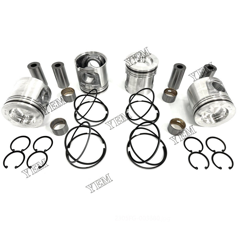 D5A-T Cylinder Piston Kit With Ring Fit for Volvo Excavator Diesel Engine