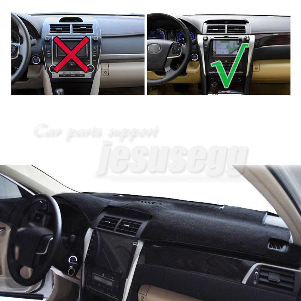 for Toyota for Camry XV50 2012-2017 LHD Car Sun Shade Visor Pad Dashboard Cover Mat