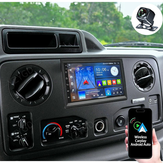 for Ford E-250/E-350 2009-2014 Stereo Android Auto Carplay Car Radio GPS Screen