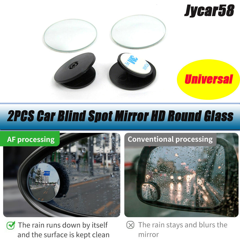 360¡ã HD Blind Spot Mirror Adjustable Car Round Convex Rear View Mirror 2PCS