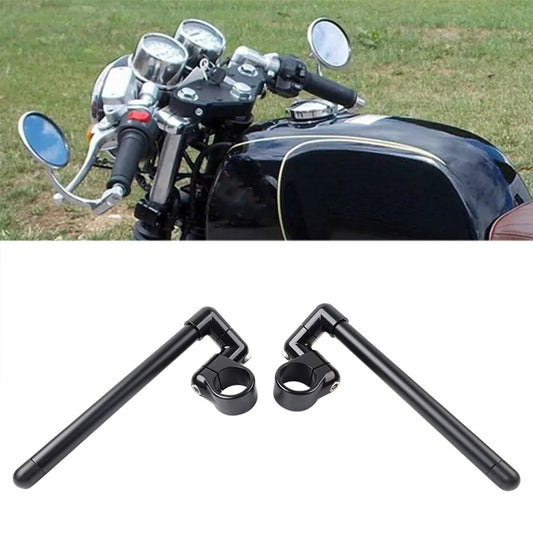 Cafe Racer Bars 7/8 Motorcycle Universal Clip-On Handlebar Fork Tube 41MM