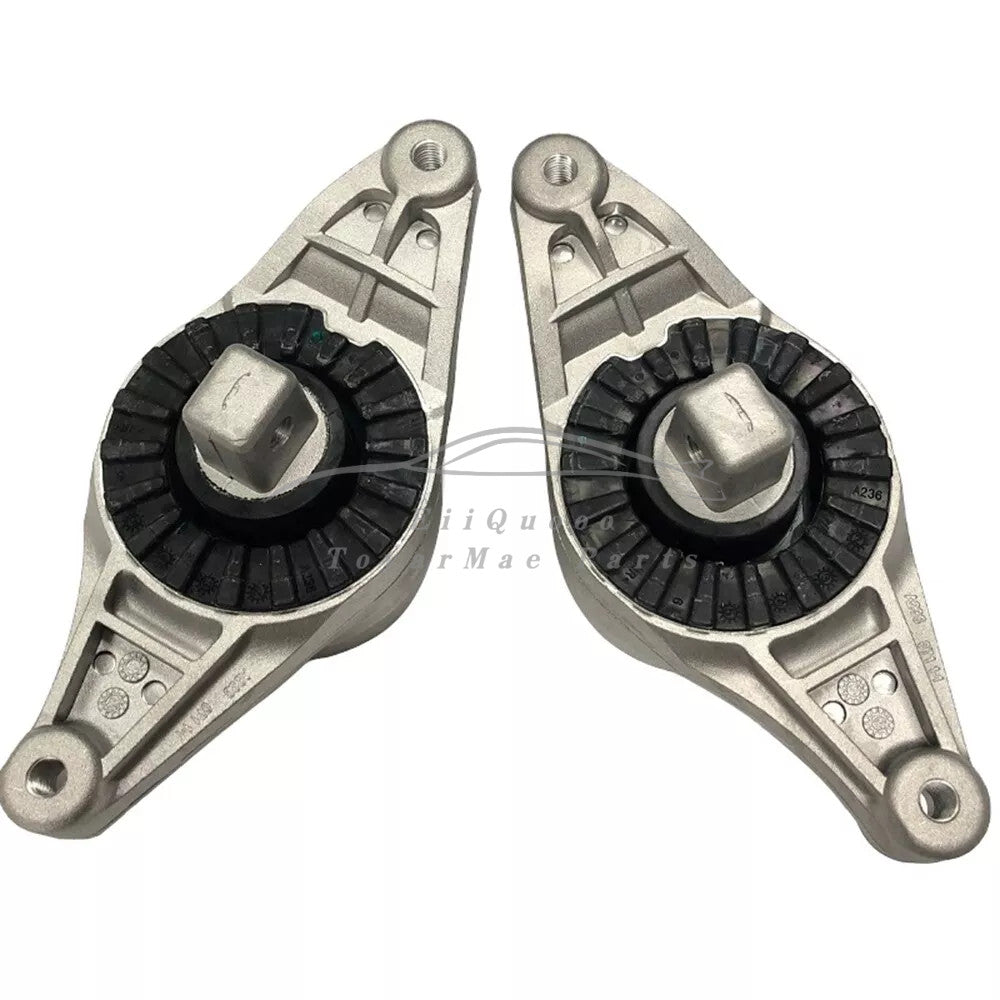 Pair Front Engine Mounts for Maserati Ghibli 2014-2017 Quattroporte AWD 2013-16