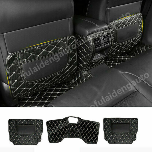 3x for Nissan Teana Altima 19-2022 for Seat Back Protector Cover Anti-kick Mat Black