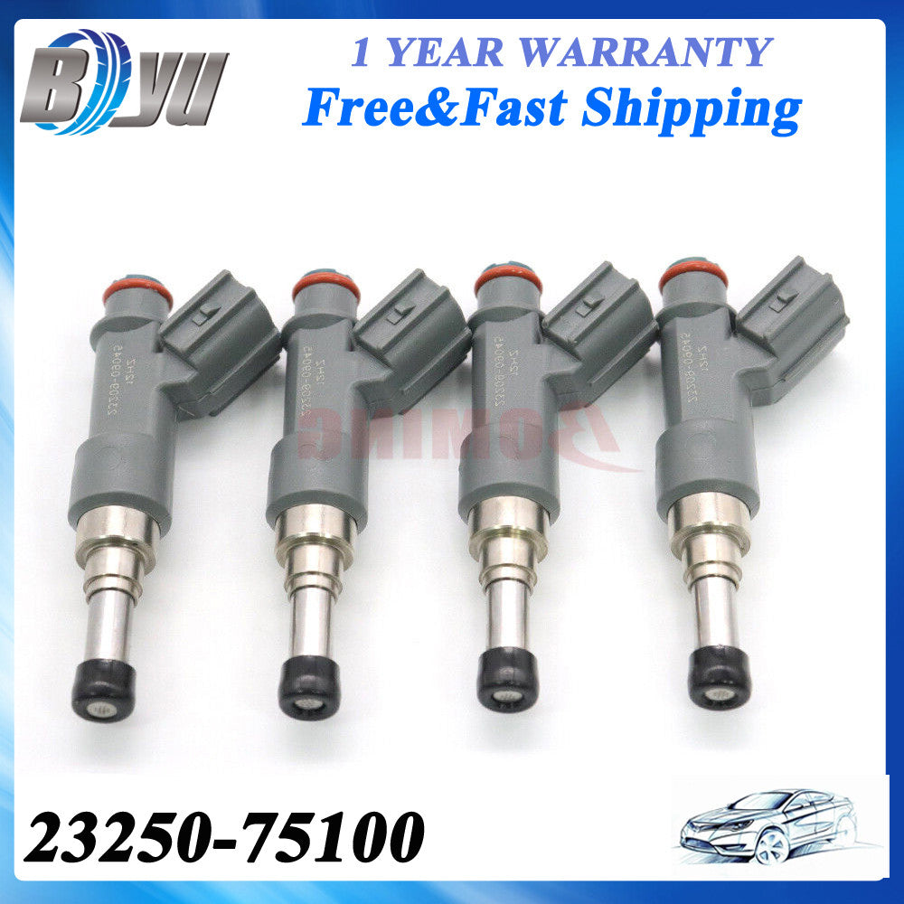 Fuel Injectors 23250-75100 for Toyota Tacoma 2.7L 4Runner 05-14 4PCS 23209-79155