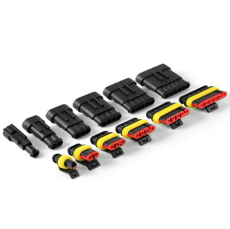 Car 1/2/3/4/5/6Pin Wire Way Waterproof Electrical Connector Terminal Blade Fuses