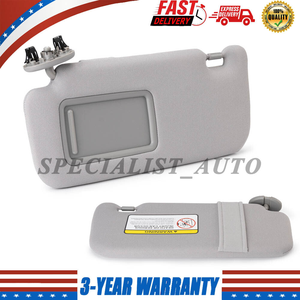 Grey Left Driver Side Sun Visor 74320-02711-E0 for Toyota for Corolla 1.8L 2009-2013