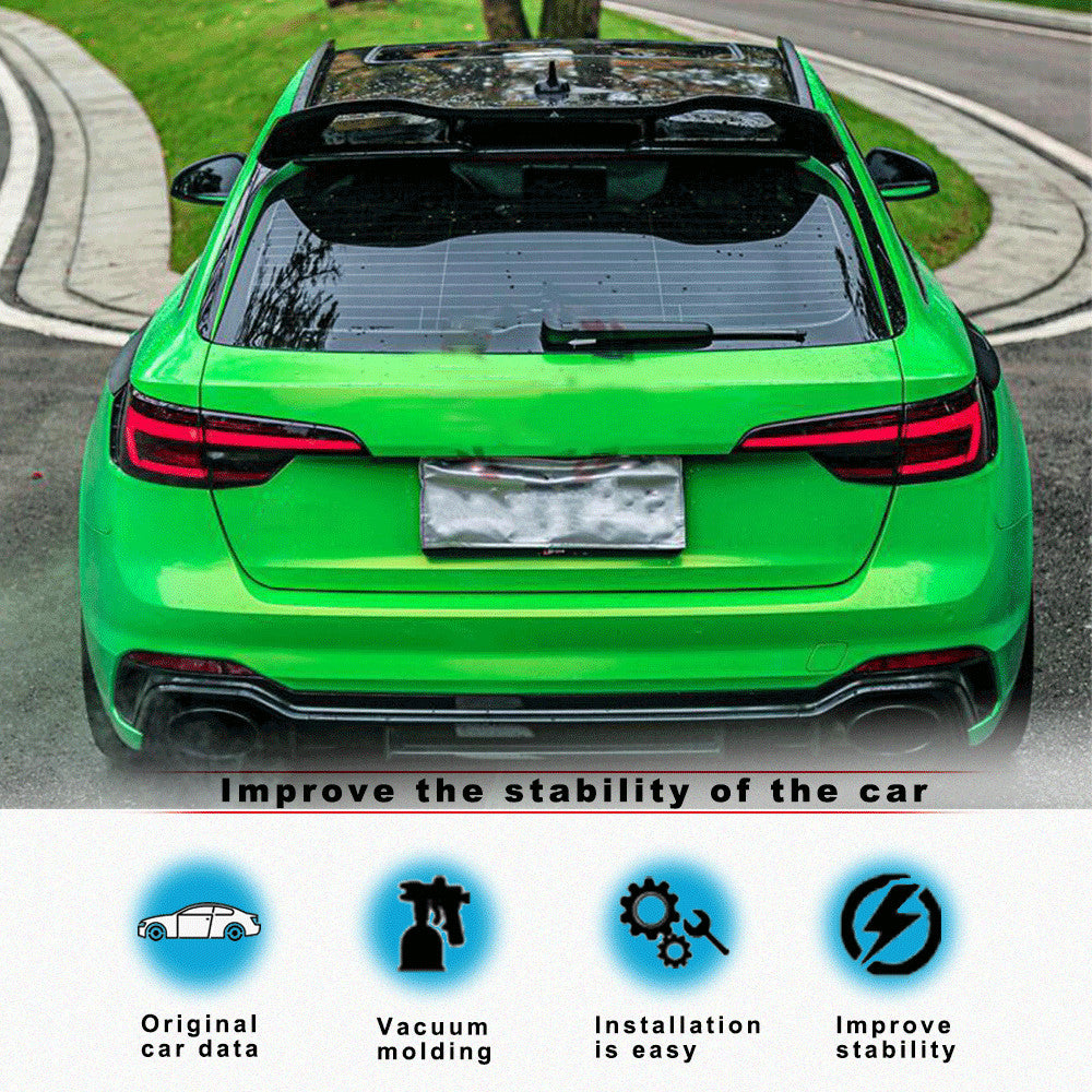 for Audi RS4 B9 Avant Wagon 2020-2021 Dry Carbon Fiber Rear Roof Window Spoiler