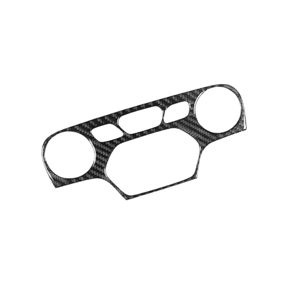 Carbon Fiber Gear Shift Knob Control Panel Cover Trim for Chrysler 200 2015-2017