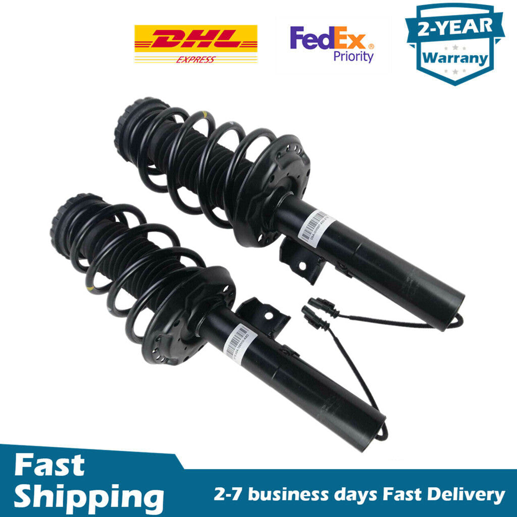 Pair Front Left Right Shock Spring Struts Electric for Cadillac XTS 2013-2019