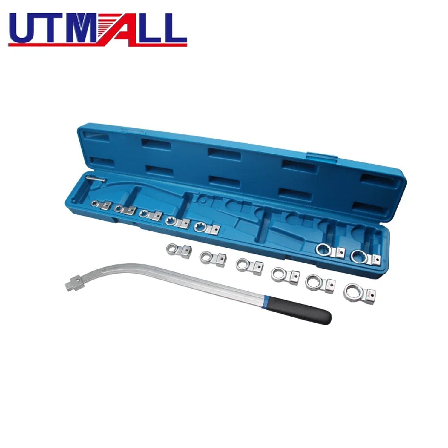 15-piece belt tensioner wrench set, 12mm-19mm, E10-E18 basic tool set.