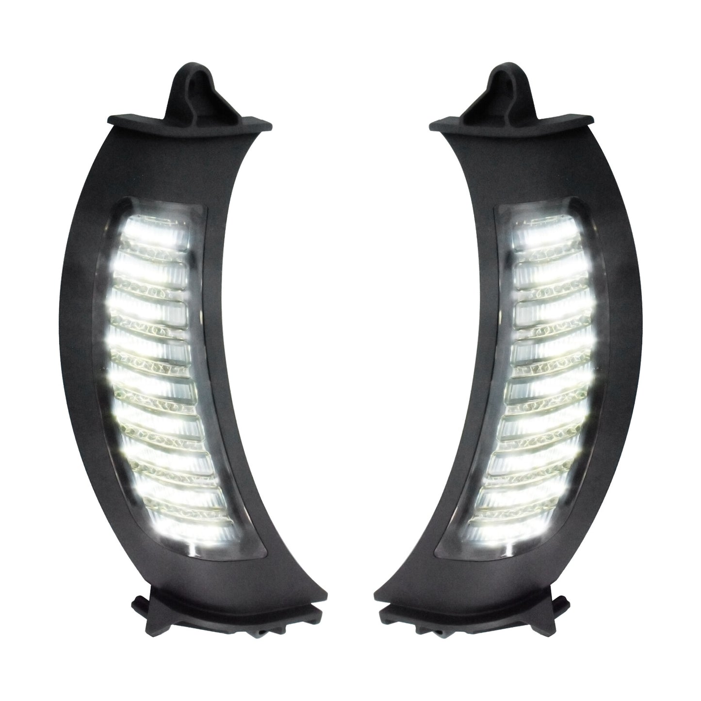 Black LED Side Marker Lamp Turn Singals Light Fits for Harley Road Glide 15-2023