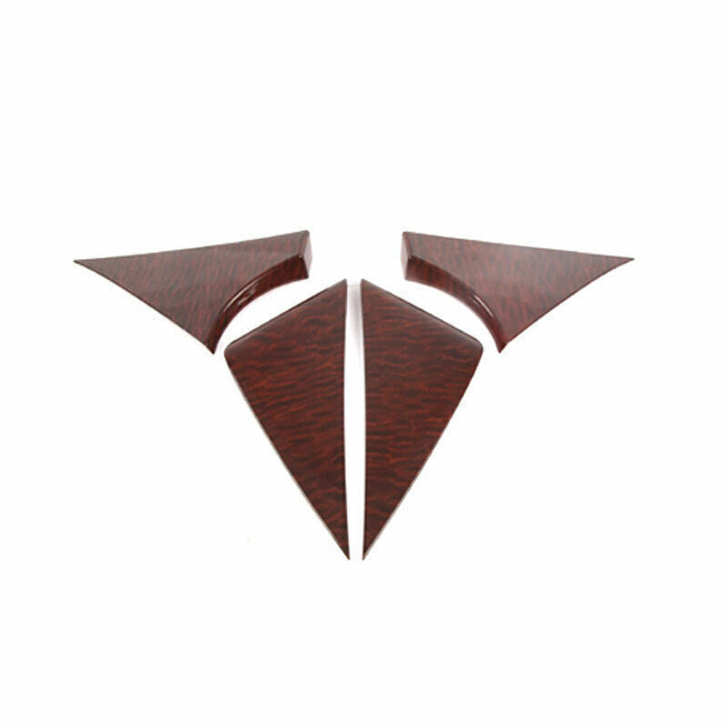 Inner Door Panel Cover Trim Decor for Nissan Armada Y62 2017-2020 Red Wood Grain