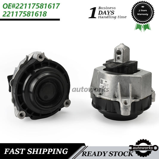 22117581617 L+R Engine Motor Mount 22117581618 for BMW Z4 230i 330i 430i 2019-23