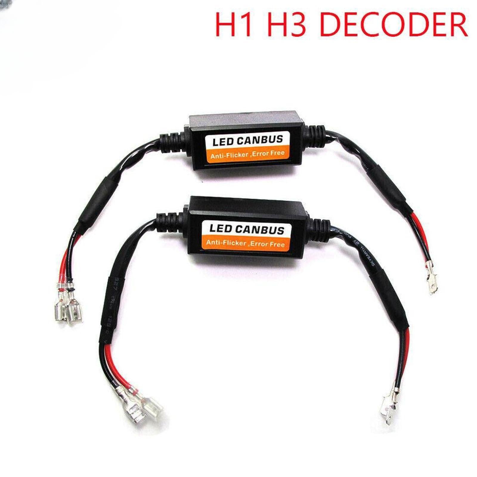Canbus Wiring Decoder Adapter LED Headlight Decoder Resistor Replacement