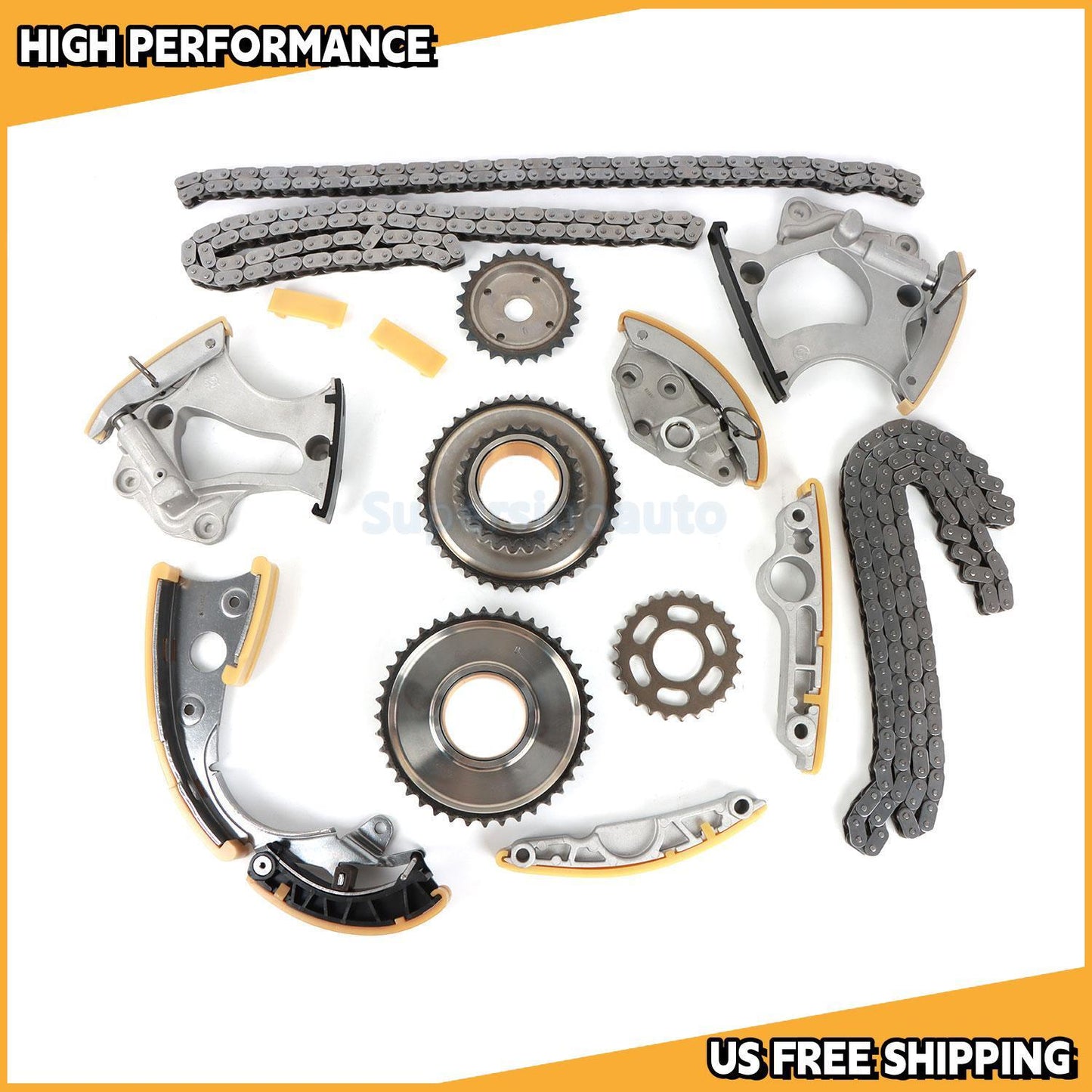Timing Chain Kit w/ Gears 3.0T V6 12-16 for VW TOUAREG for AUDI A6 C7 A7 for A8 Q5 Q7 S5