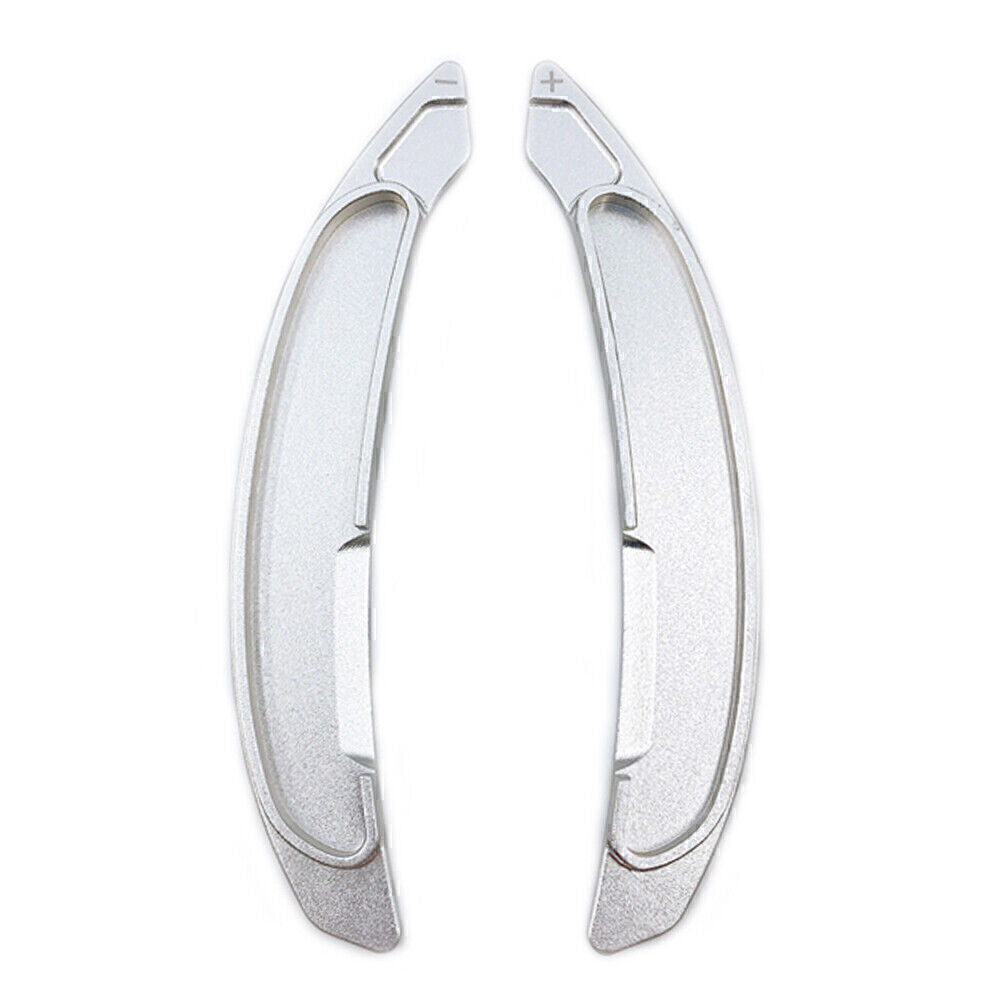 Silver aluminum steering wheel paddle shifter extended version suitable for Mitsubishi Lancer