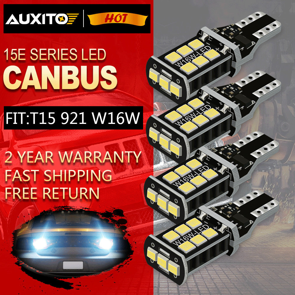 4X 921 LED Generalized Canbus Alligator 912 T15 W16W Phoenix Audio 3000LM Baiyun