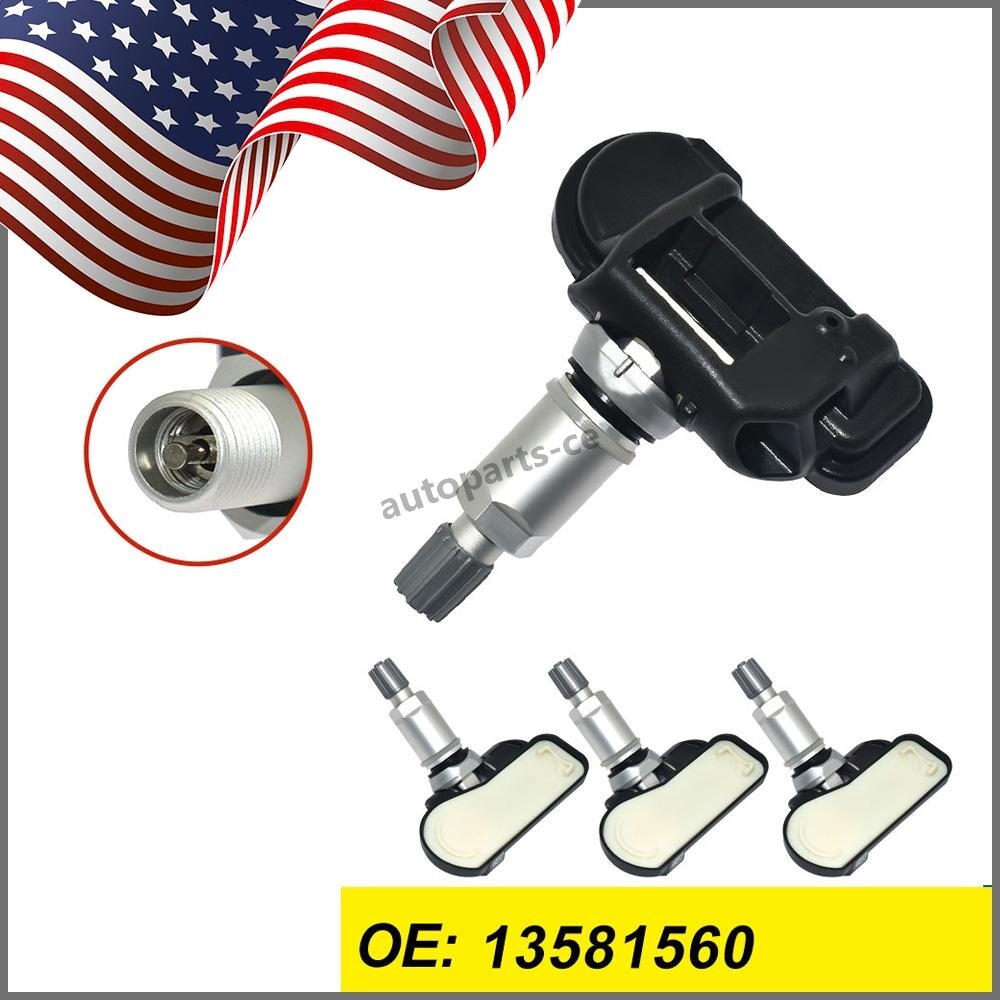 4PCS Tire Pressure Monitoring System Sensor for 14-19 for Chevrolet for Corvette V8 6.2L