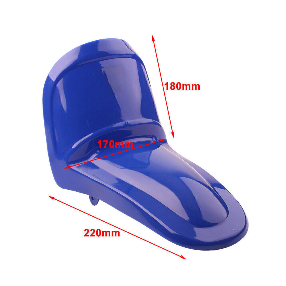 for Yamaha PW50 Y-Zinger 50 Front Fender Cover Mudguard Blue ABS Plastic New UK