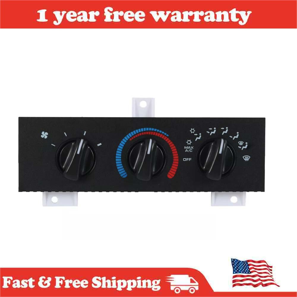 55055459AF for Dodge for Ram Van 98-03 A/C Heater Manual Climate Temp Control Panel