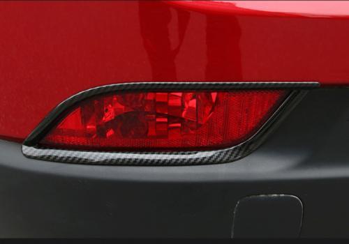 Fit for Jeep Compass 2017-2020 Rear Fog Light Lamp Frame Cover Trim Carbon Fiber