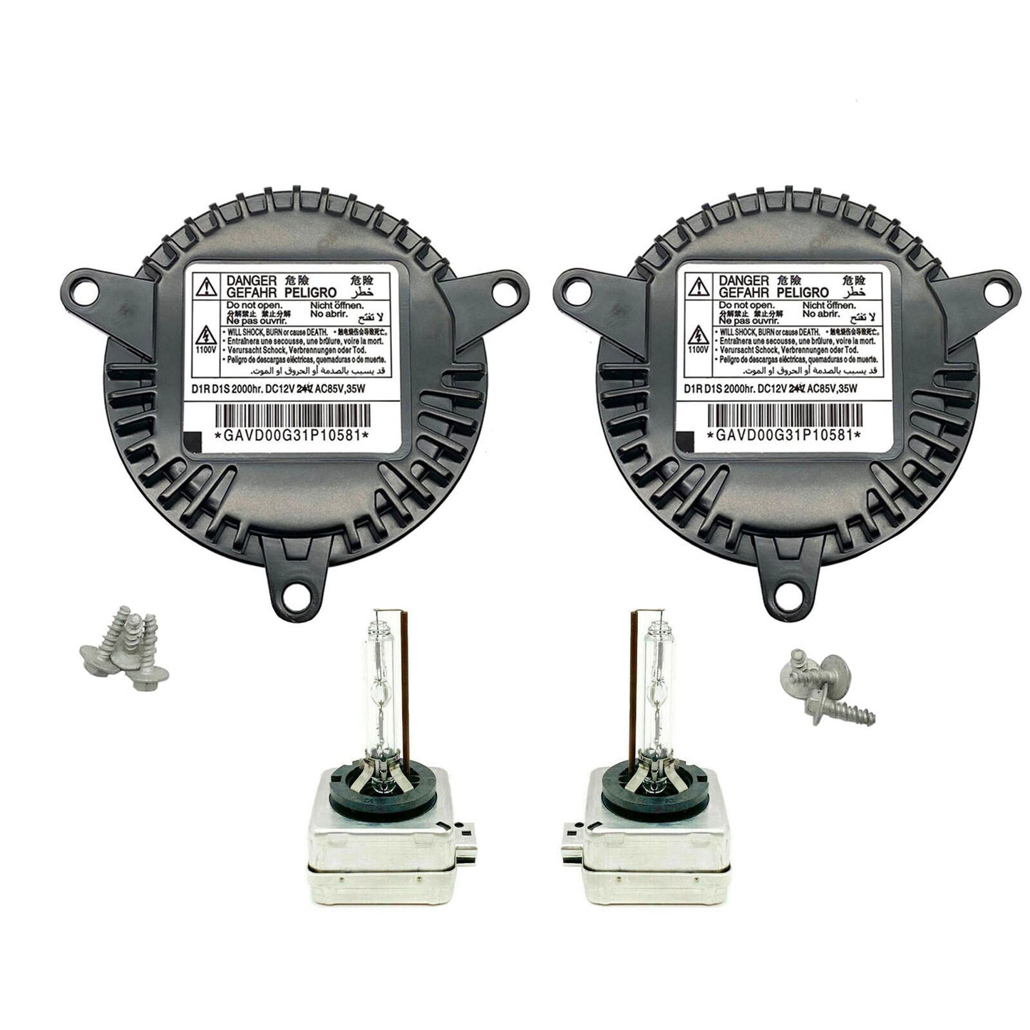 2x New For 10-15 for Chevy Camaro Xenon Ballast  D1S Bulb Kit Control Unit Module