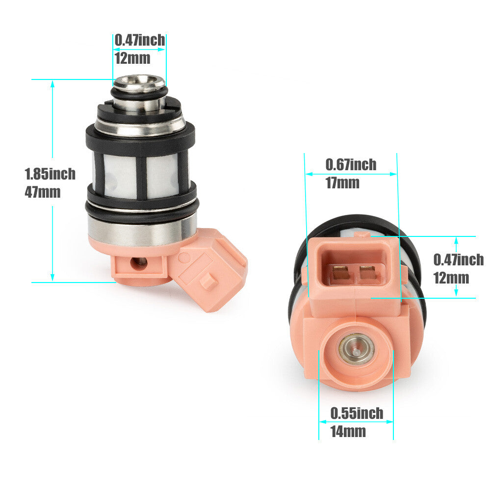 6X Fuel Injector for Nissan Pathfinder Quest D21 Pickup 3.0L 16600-88G10 JS20-1