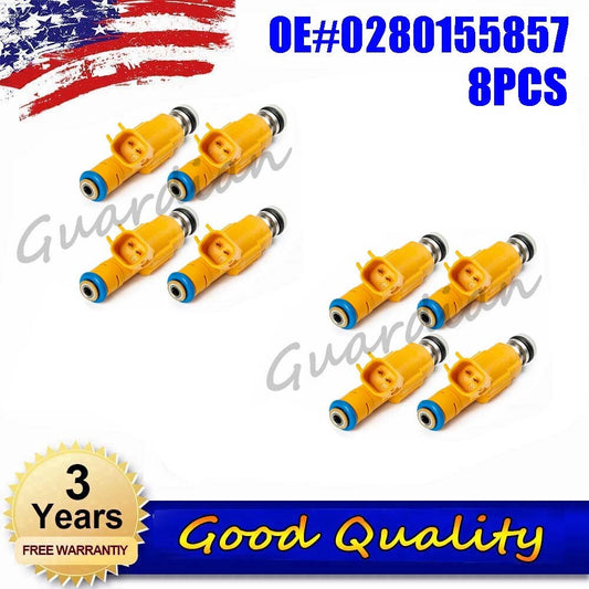 8 fuel injectors 0280155857 suitable for Ford Crown Victoria E-350 F-250 F-350 F-450