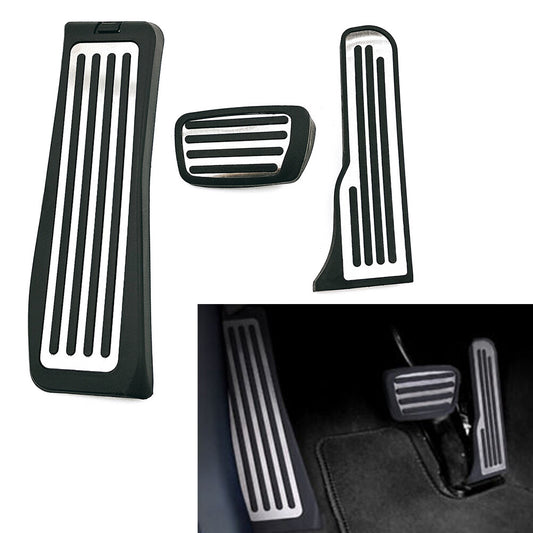 LHD Stainless Steel Car Foot Rest Brake Gas Pedals Cover for Chevrolet Camaro