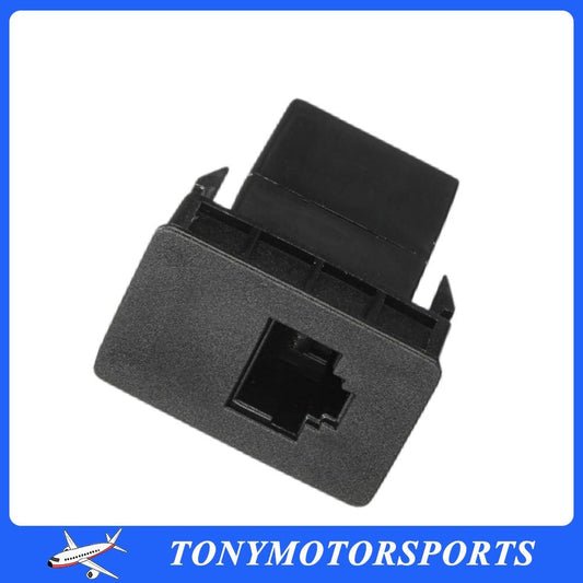 RJ45 UHF Radio Switch Panel Dash Socket Flush Black Fits For Prado RAV4