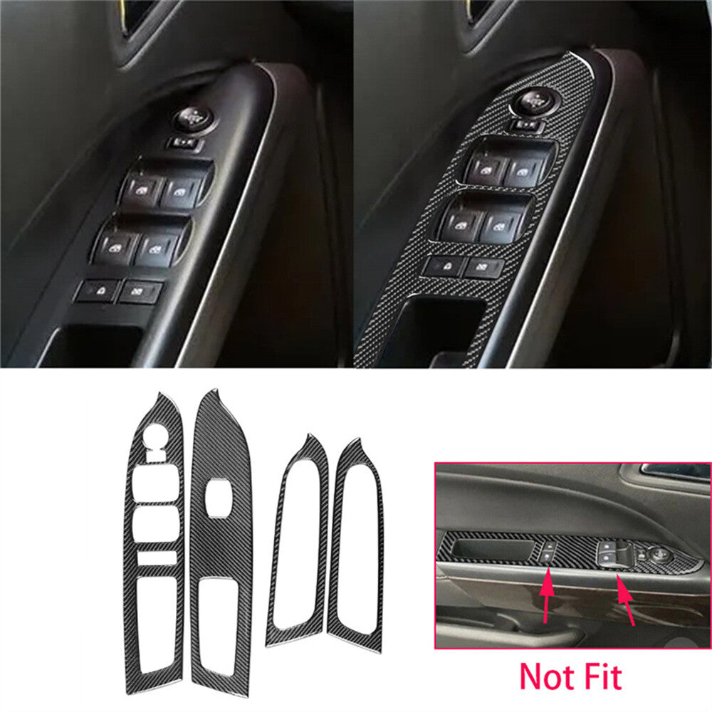 Carbon Fiber Window Lift Switch Cover for Chevrolet Colorado / for GMC for Canyon 2015-22