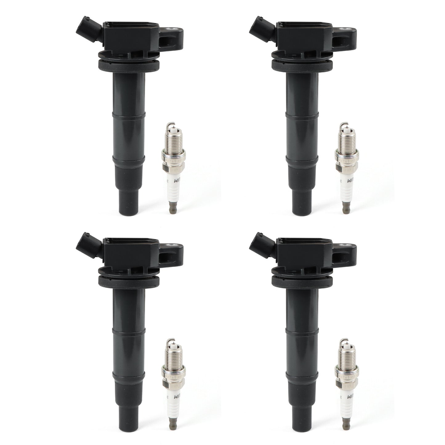 4 Ignition Coil  4 Iridium Spark Plug for Toyota for Camry 2002-2011 2.4L UF333