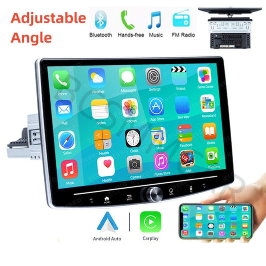 10in Single Din Car Stereo Touch Screen Multimedia Player GPS Navigation WIFI