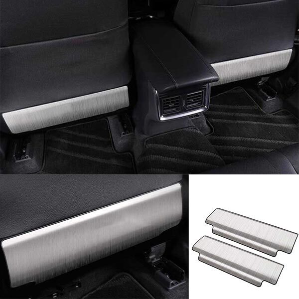 Cover Trim Rear for Seat Panel for Toyota Venza Harrier 2021-2023 Silver Titanium